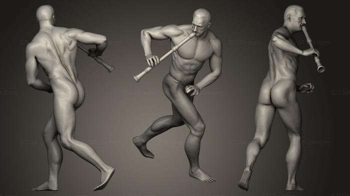 Figurines of people (Warrior 09, STKH_0068) 3D models for cnc